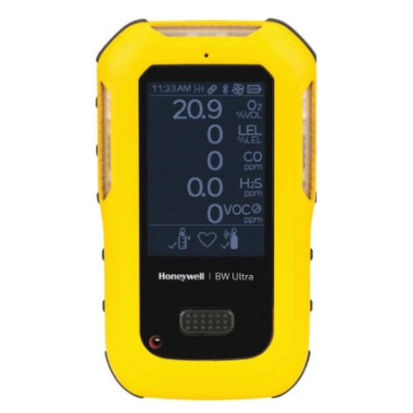 Detector BW ULTRA  para 5 gases O2, LEL, H2S, CO, CO2 IR amarillo