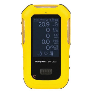 Detector BW ULTRA  para 5 gases O2, LEL, H2S, CO, VOCs amarillo